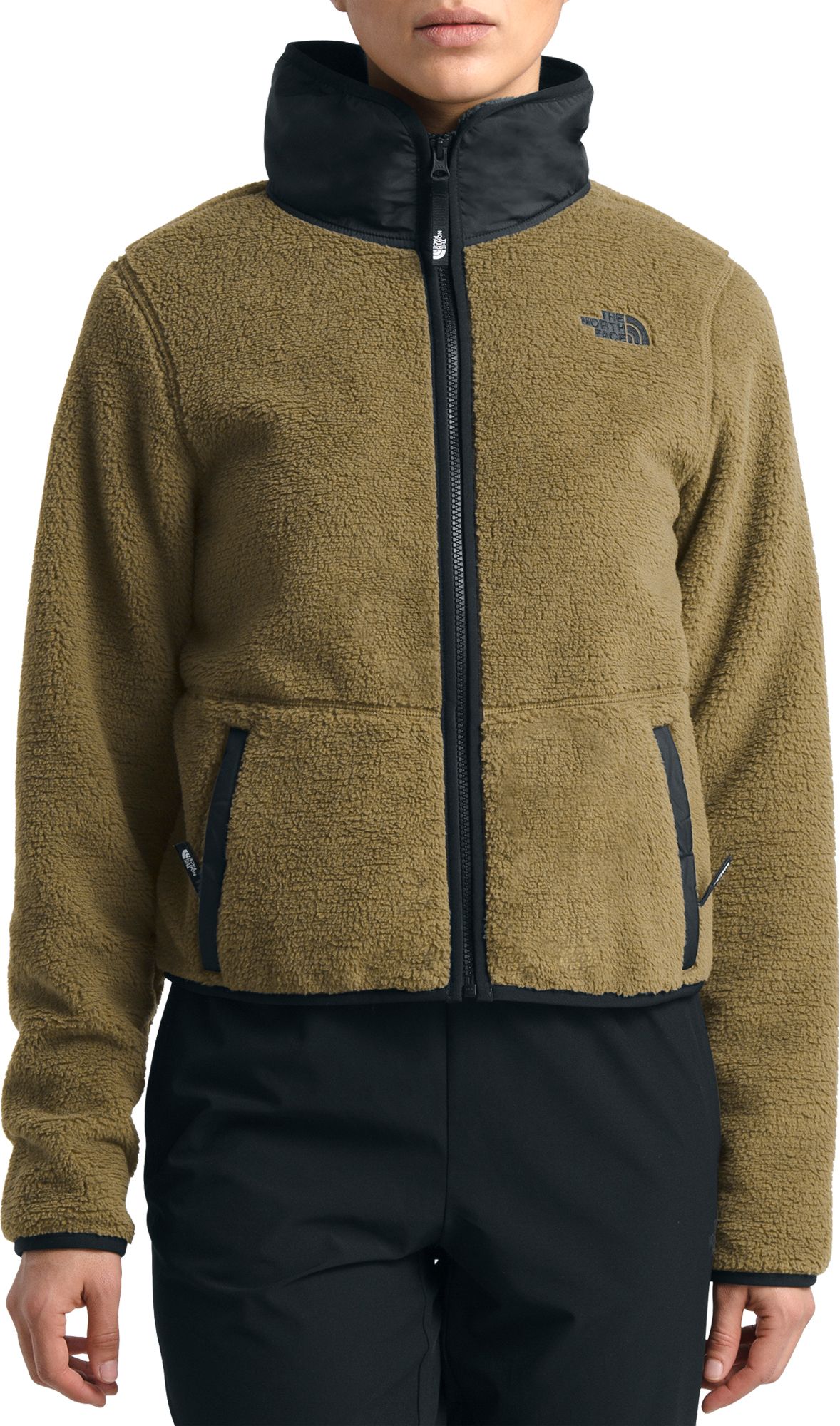 womens north face sherpa pullover