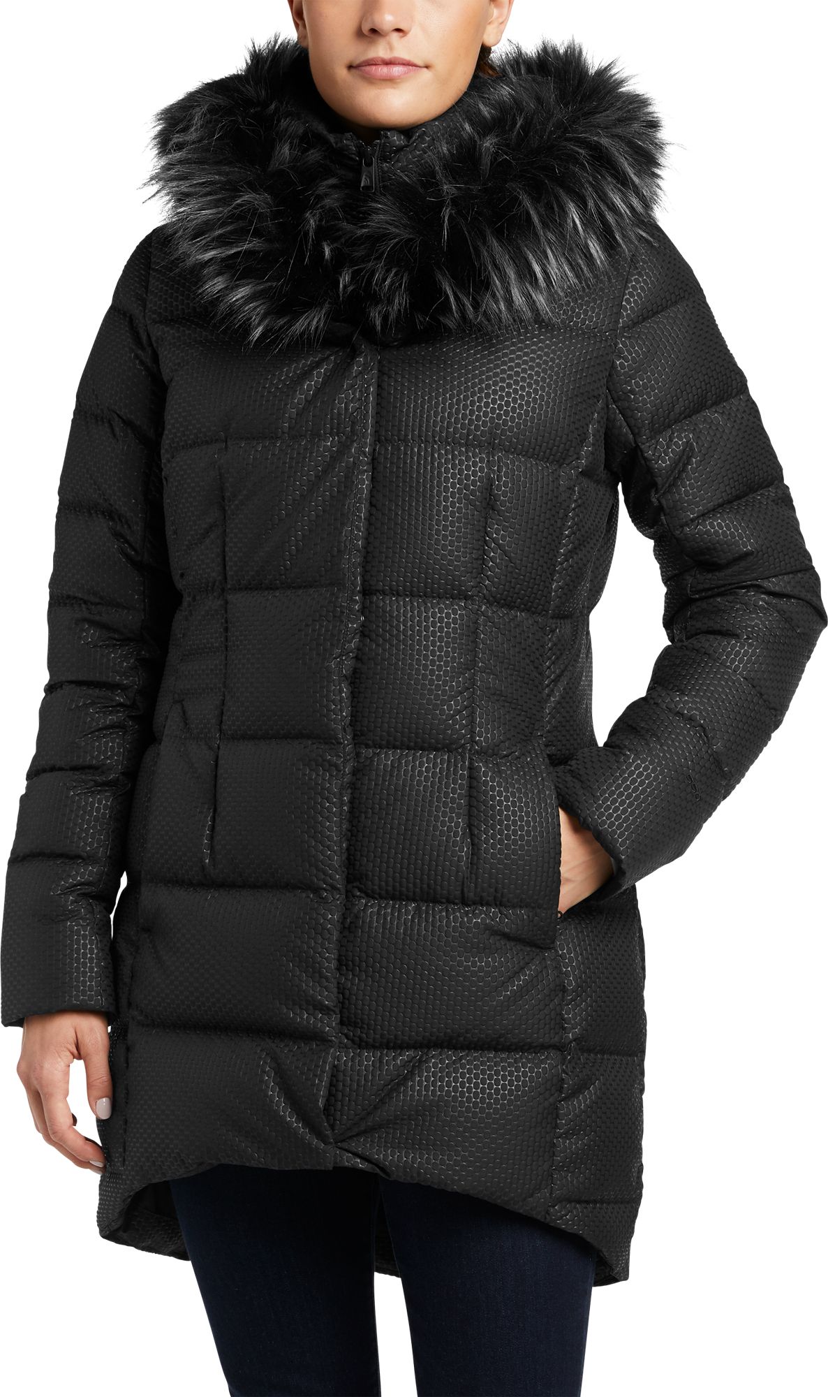 north face parka with fur hood