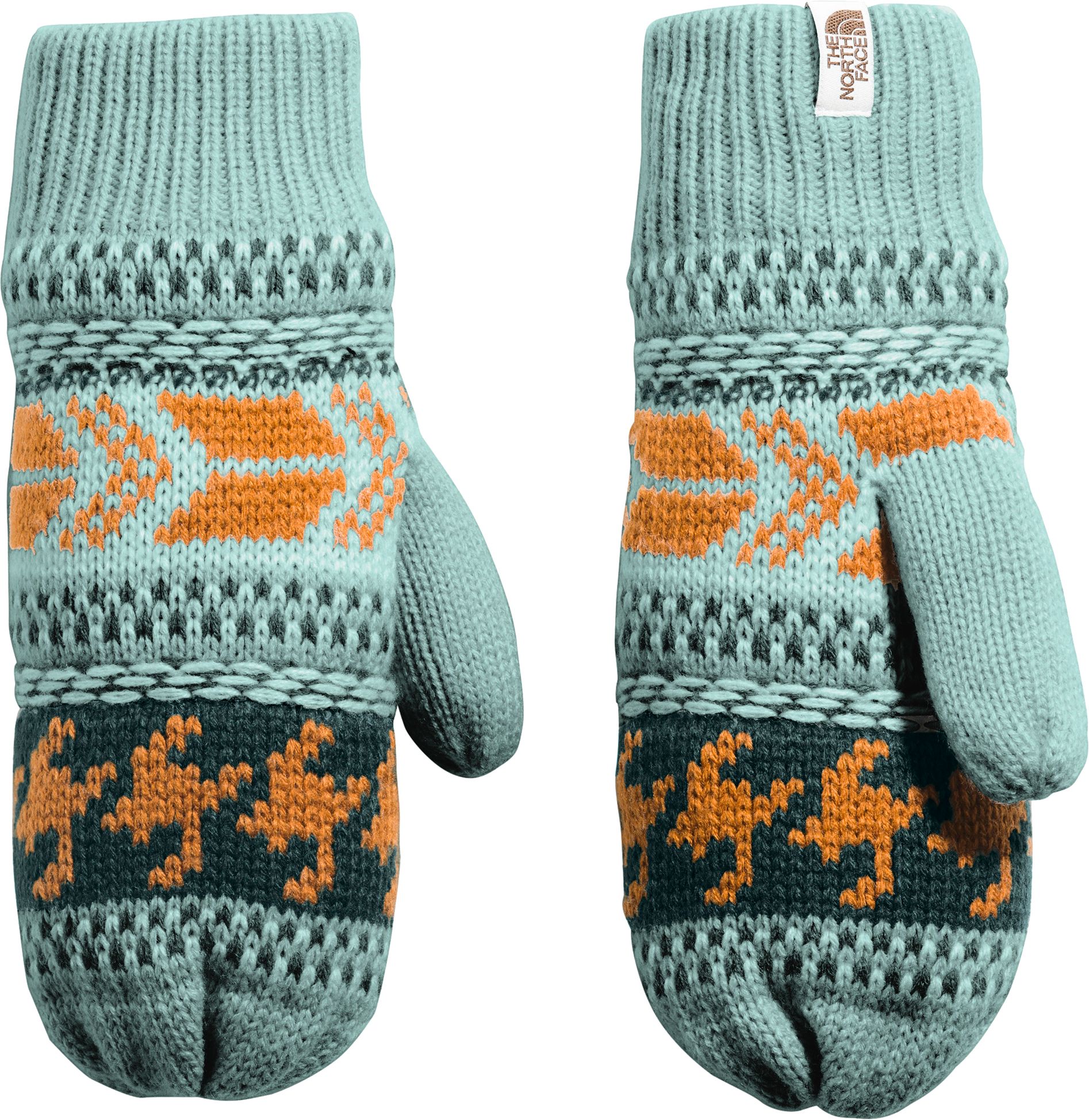 the north face fair isle mittens