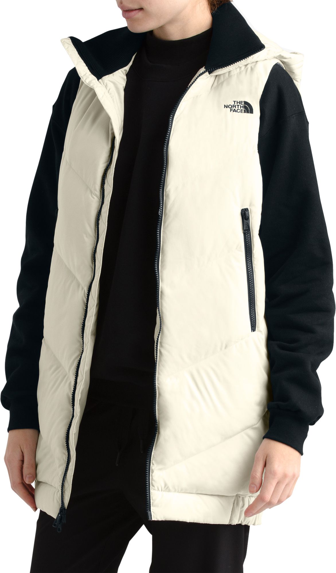 long down north face coat