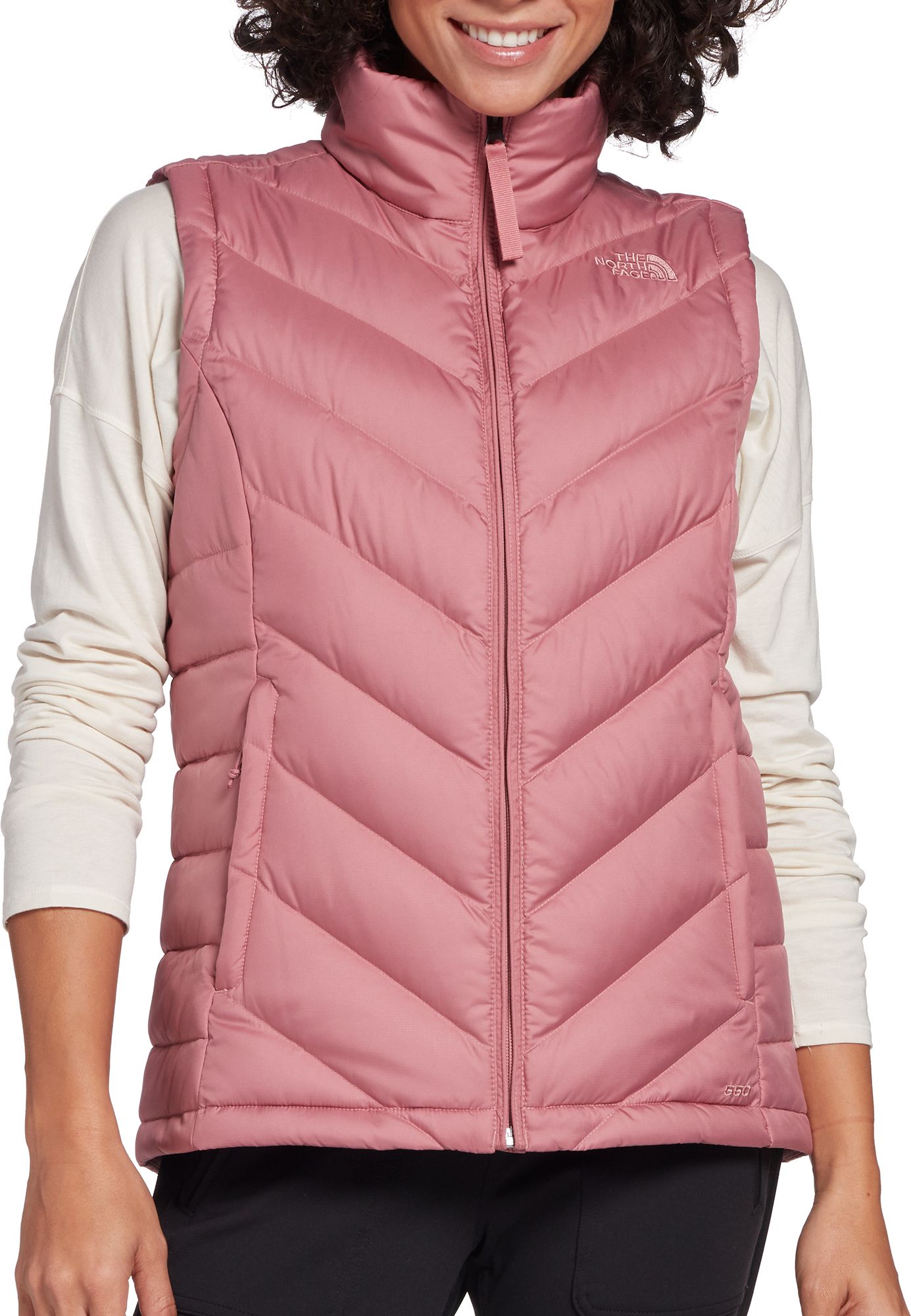 women's the north face vests