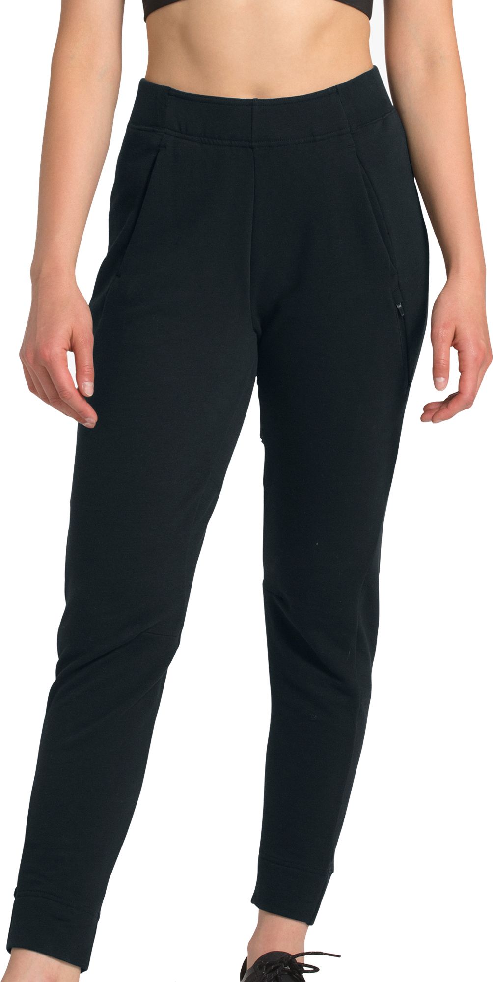 north face black joggers