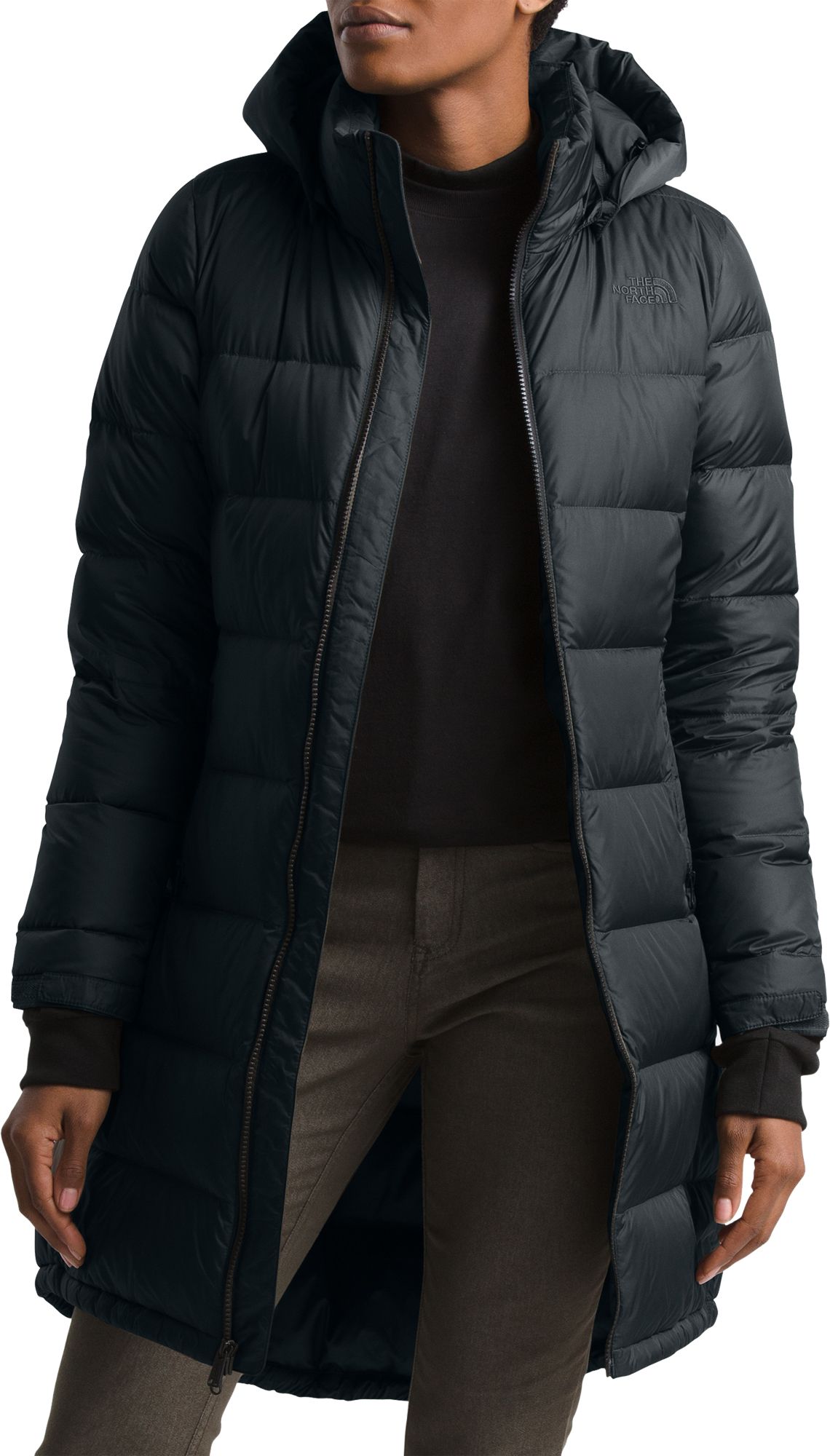 the north face metropolis ii hooded water resistant down parka