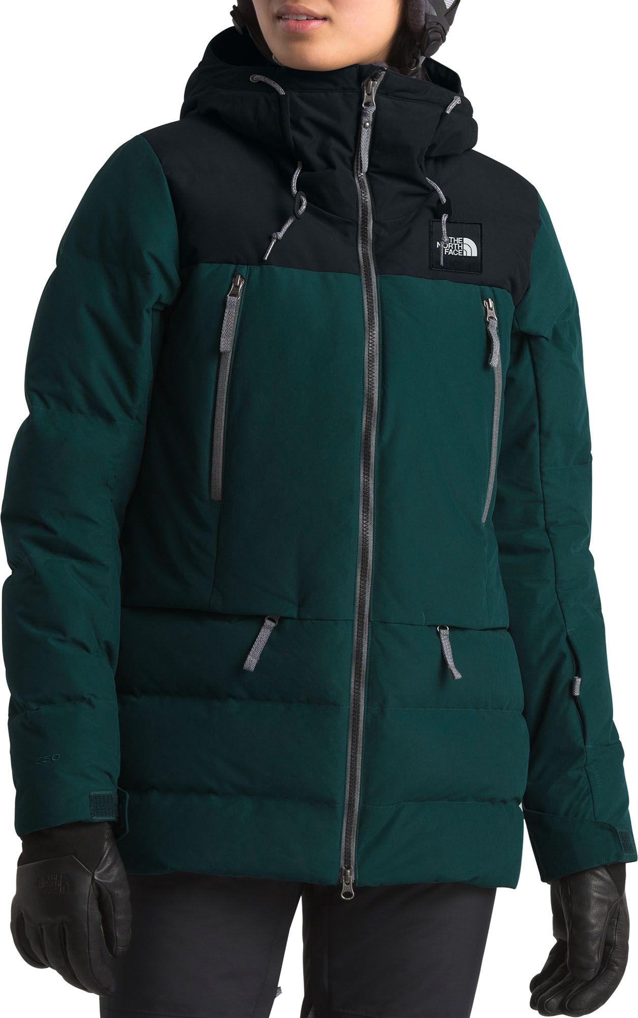 north face green puffer jacket