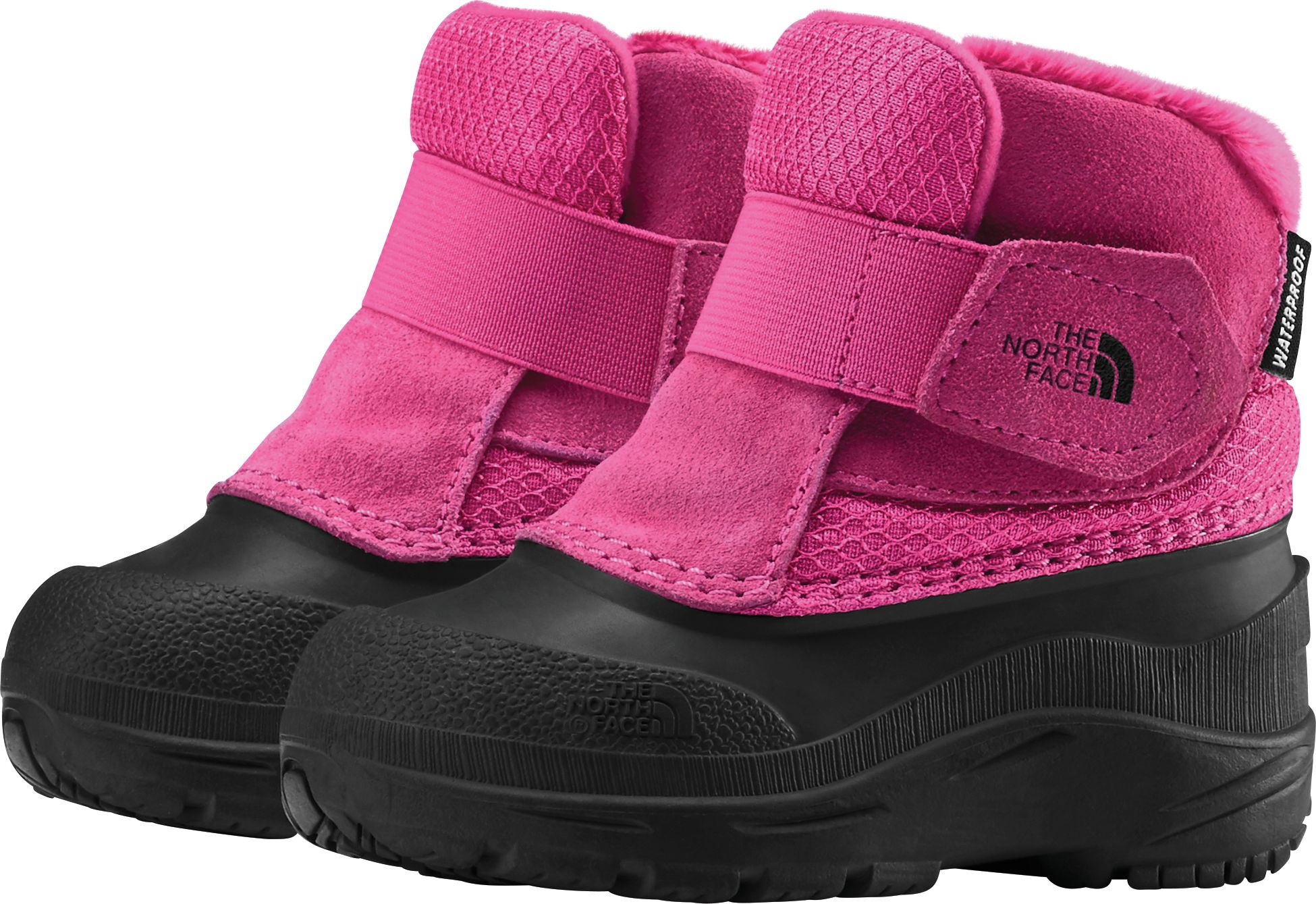 pink north face boots