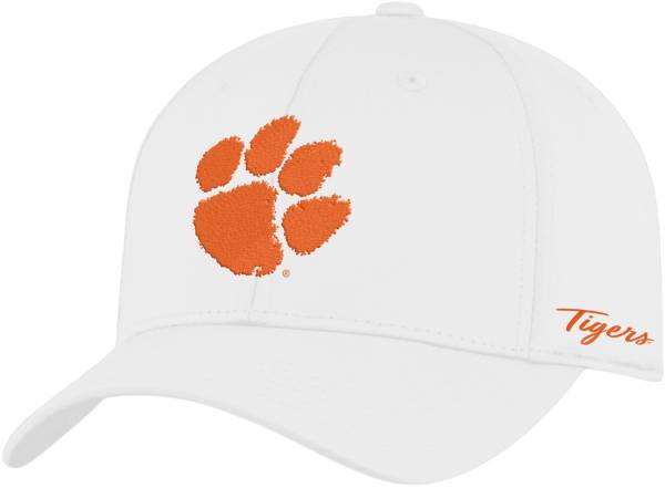 Top of the World Men's Clemson Tigers Phenom 1Fit Flex White Hat