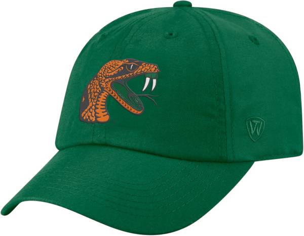 Top of the World Men's Florida A&M Rattlers Green Staple Adjustable Hat product image