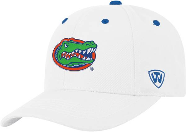 Top of the World Men's Florida Gators Triple Threat Adjustable White Hat