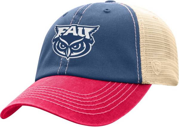 Top of the World Men's Florida Atlantic Owls Blue/White Off Road Adjustable Hat