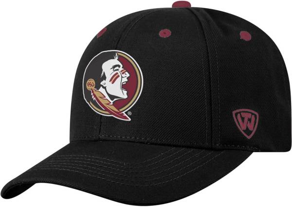 Top of the World Men's Florida State Seminoles Triple Threat Adjustable Black Hat