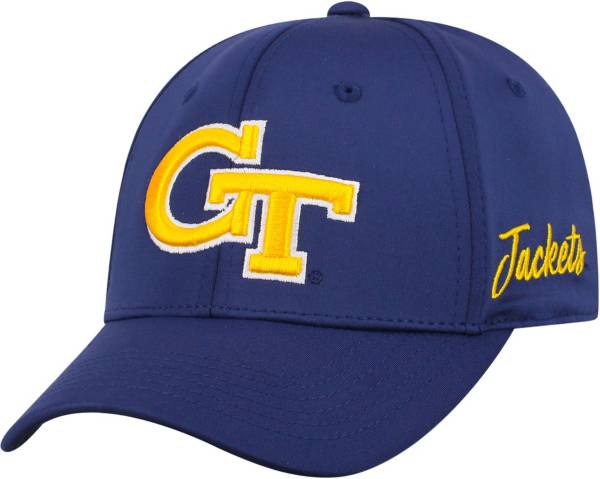 Top of the World Men's Georgia Tech Yellow Jackets Navy Phenom 1Fit Flex Hat