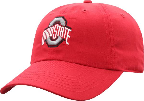 Top of the World Men's Ohio State Buckeyes Scarlet Staple Adjustable Hat