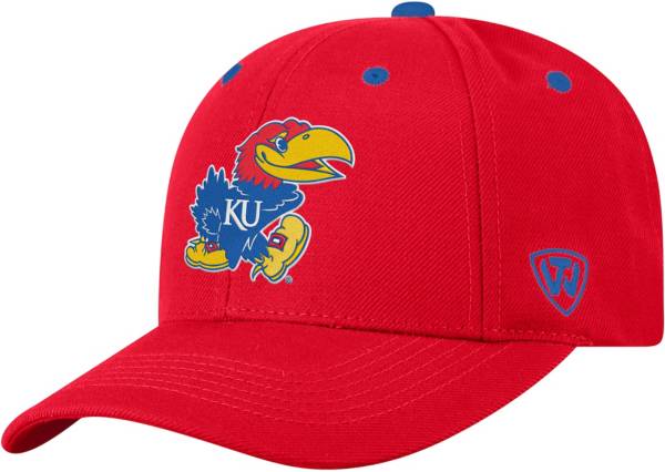 Top of the World Men's Kansas Jayhawks Crimson Triple Threat Adjustable Hat