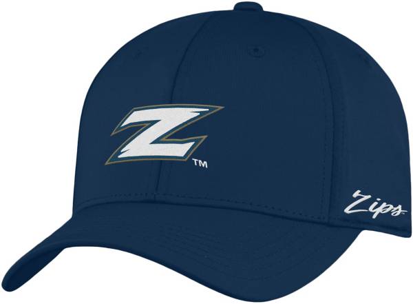 Top of the World Men's Akron Zips Navy Phenom 1Fit Flex Hat