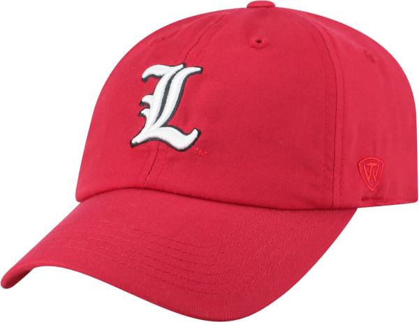 Top of the World Men's Louisville Cardinals Cardinal Red Staple Adjustable Hat product image