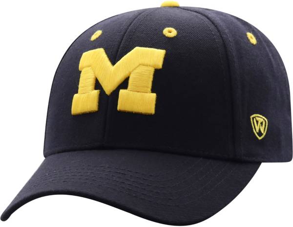 Top of the World Men's Michigan Wolverines Blue Triple Threat Adjustable Hat