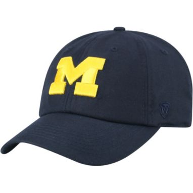sorry, Top of the World Men's Michigan Wolverines Blue Staple Adjustable Hat is currently out of stock