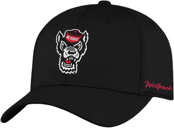 Top of the World Men's NC State Wolfpack Phenom 1Fit Flex Black Hat