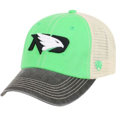 sorry, Top of the World Men's North Dakota Fighting Hawks Green/White Off Road Adjustable Hat is currently out of stock