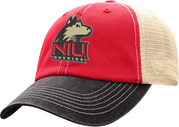 Top of the World Men's Northern Illinois Huskies Cardinal/White Off Road Adjustable Hat