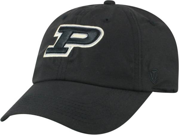Top of the World Men's Purdue Boilermakers Staple Adjustable Black Hat product image