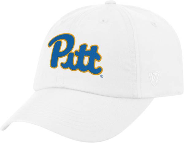 Top of the World Men's Pitt Panthers Staple Adjustable White Hat product image