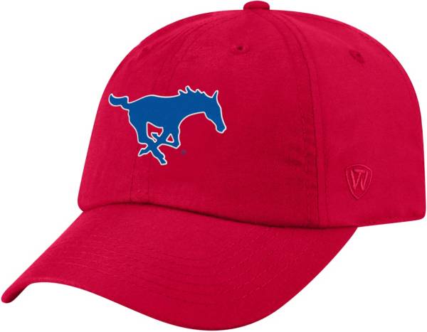 Top of the World Men's Southern Methodist Mustangs Red Staple Adjustable Hat product image