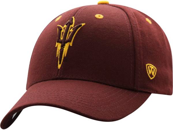 Top of the World Men's Arizona State Sun Devils Maroon Triple Threat Adjustable Hat