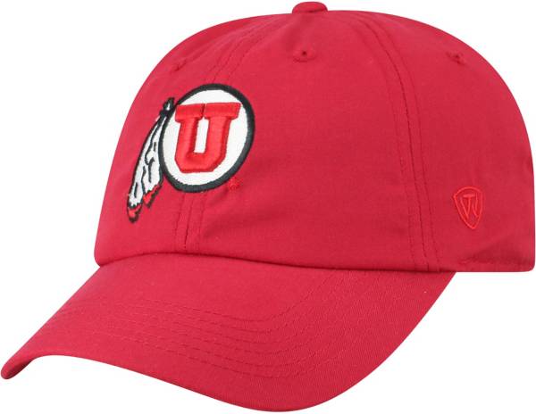 Top of the World Men's Utah Utes Crimson Staple Adjustable Hat product image