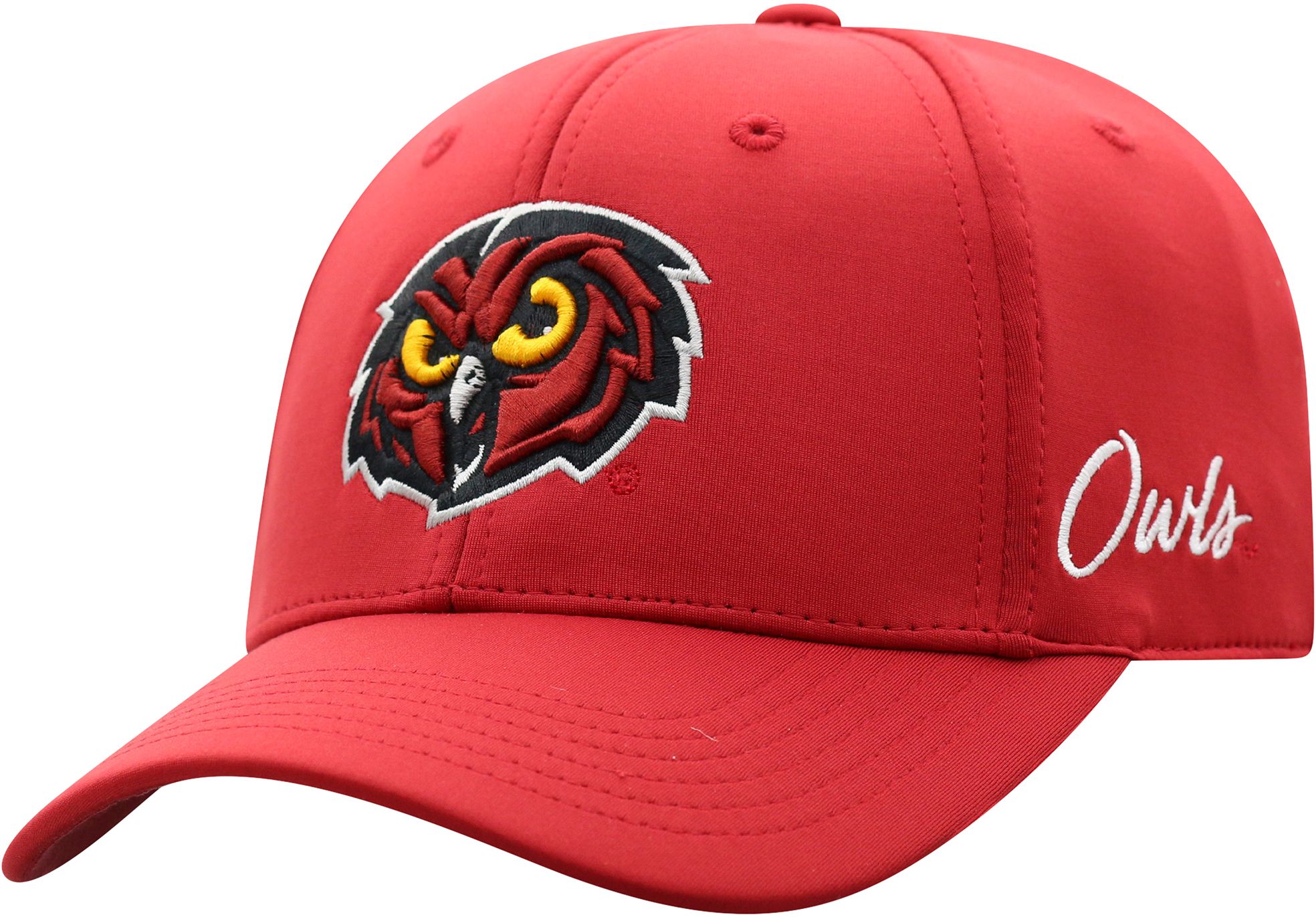 Top of the World Men's Temple Owls Cherry Phenom 1Fit Flex Hat