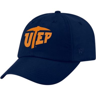 sorry, Top of the World Men's UTEP Miners Navy Staple Adjustable Hat is currently out of stock