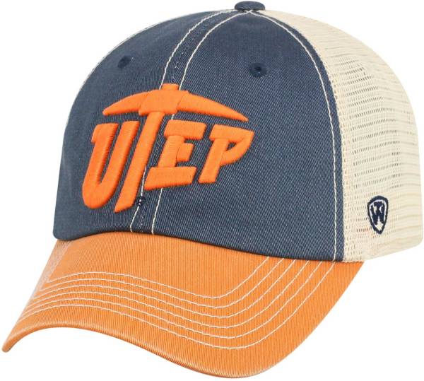 Top of the World Men's UTEP Miners Blue/White Off Road Adjustable Hat