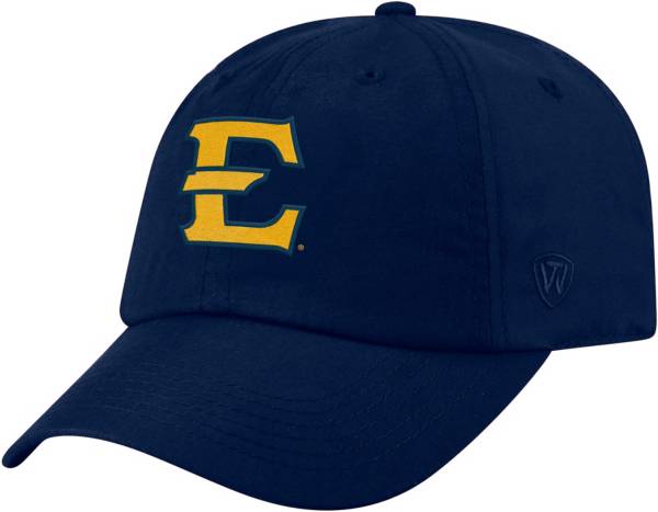 Top of the World Men's East Tennessee State Buccaneers Navy Staple Adjustable Hat