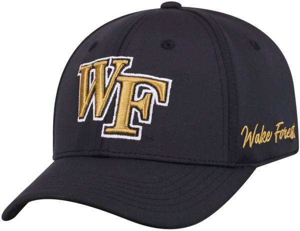 Top of the World Men's Wake Forest Demon Deacons Phenom 1Fit Flex Black Hat