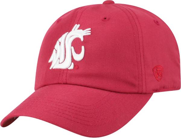 Top of the World Men's Washington State Cougars Crimson Staple Adjustable Hat product image