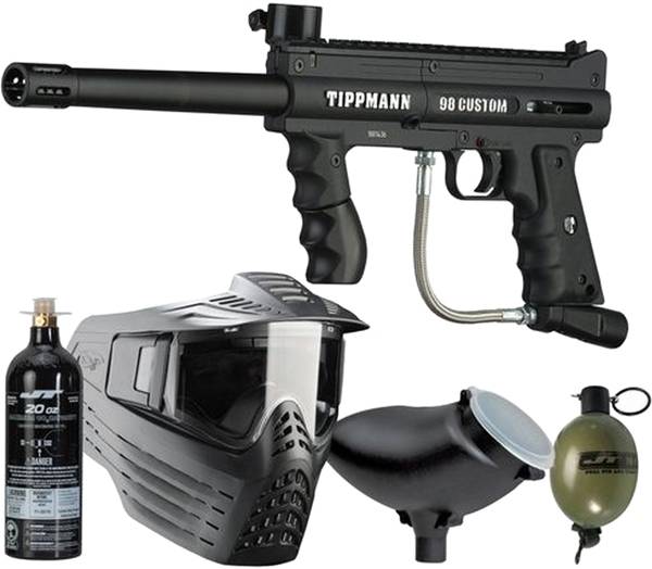 Tippmann 98 Custom Power Pack Paintball Gun Kit product image
