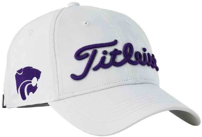 purple golf hat