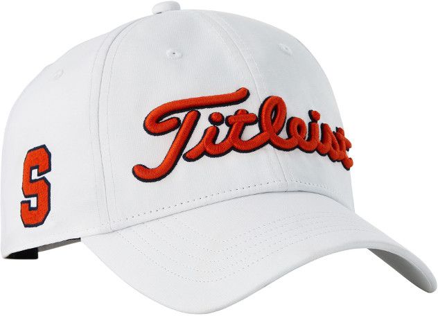 orange golf hat