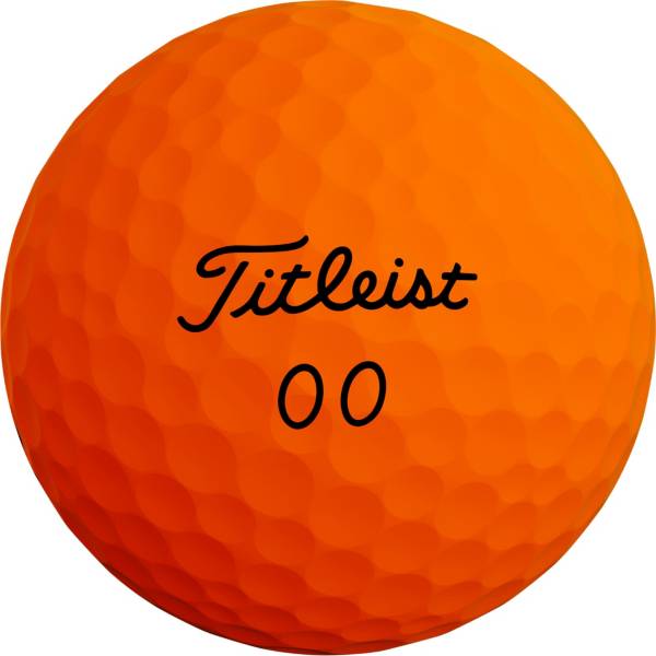 Titleist 2020 Velocity Double Numbers Matte Orange Golf Balls