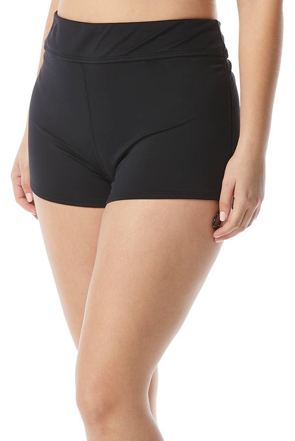 JDEFEG Bathing Suit Boy Shorts for Women Plus Size Solid&Hight