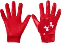 NEW Under Armour Harper Hustle Batting Gloves (Adult Small, Gray)