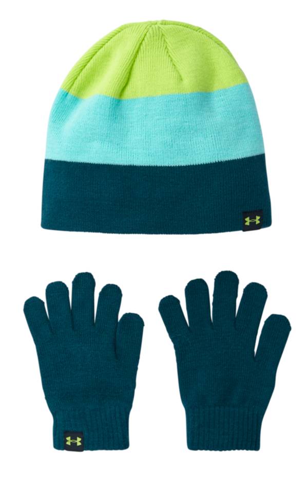 Transistor ajuste hombro Under Armour Boy's Beanie and Glove Set | Dick's Sporting Goods