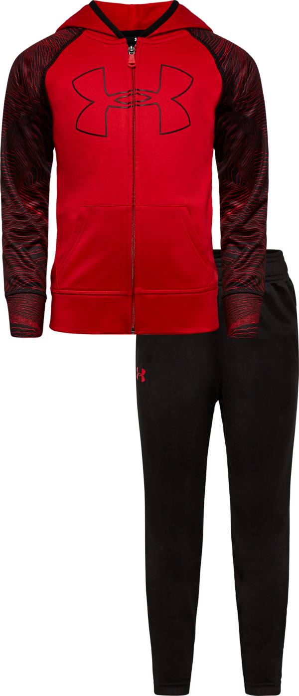 Under Armour Little Boys' Mapped Hoodie and Pants Track Set