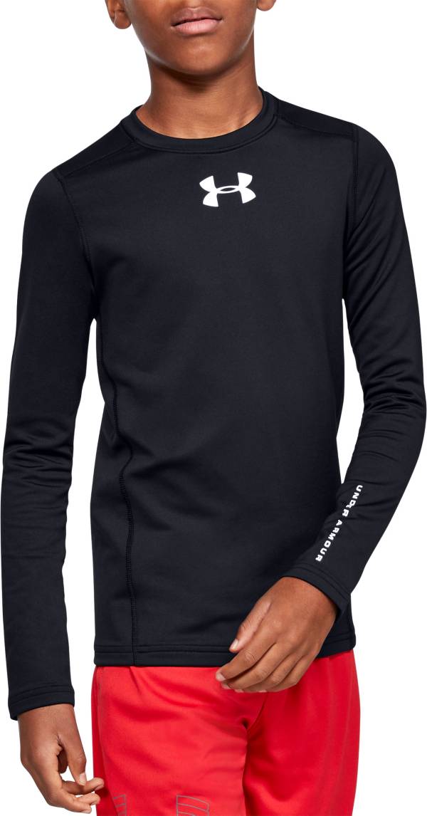 Under Armour Boy's ColdGear Armour Long Sleeve Shirt