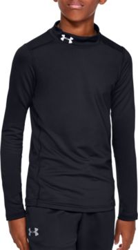 Youth Under Armour YL Cold Gear Turtleneck L/S Fitted Shirt (Red) Under  Armour