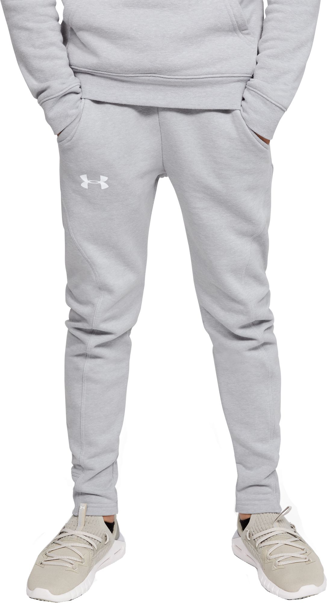 under armour sweatpants grey