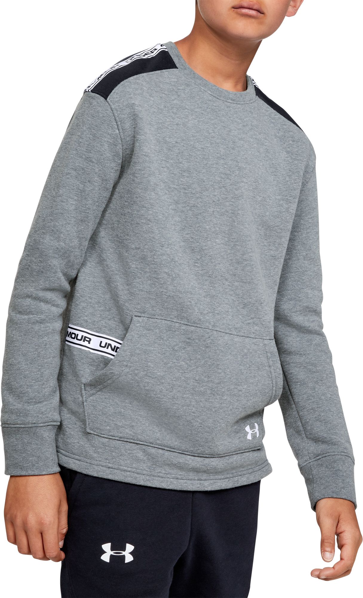 ua sportstyle fleece tapered