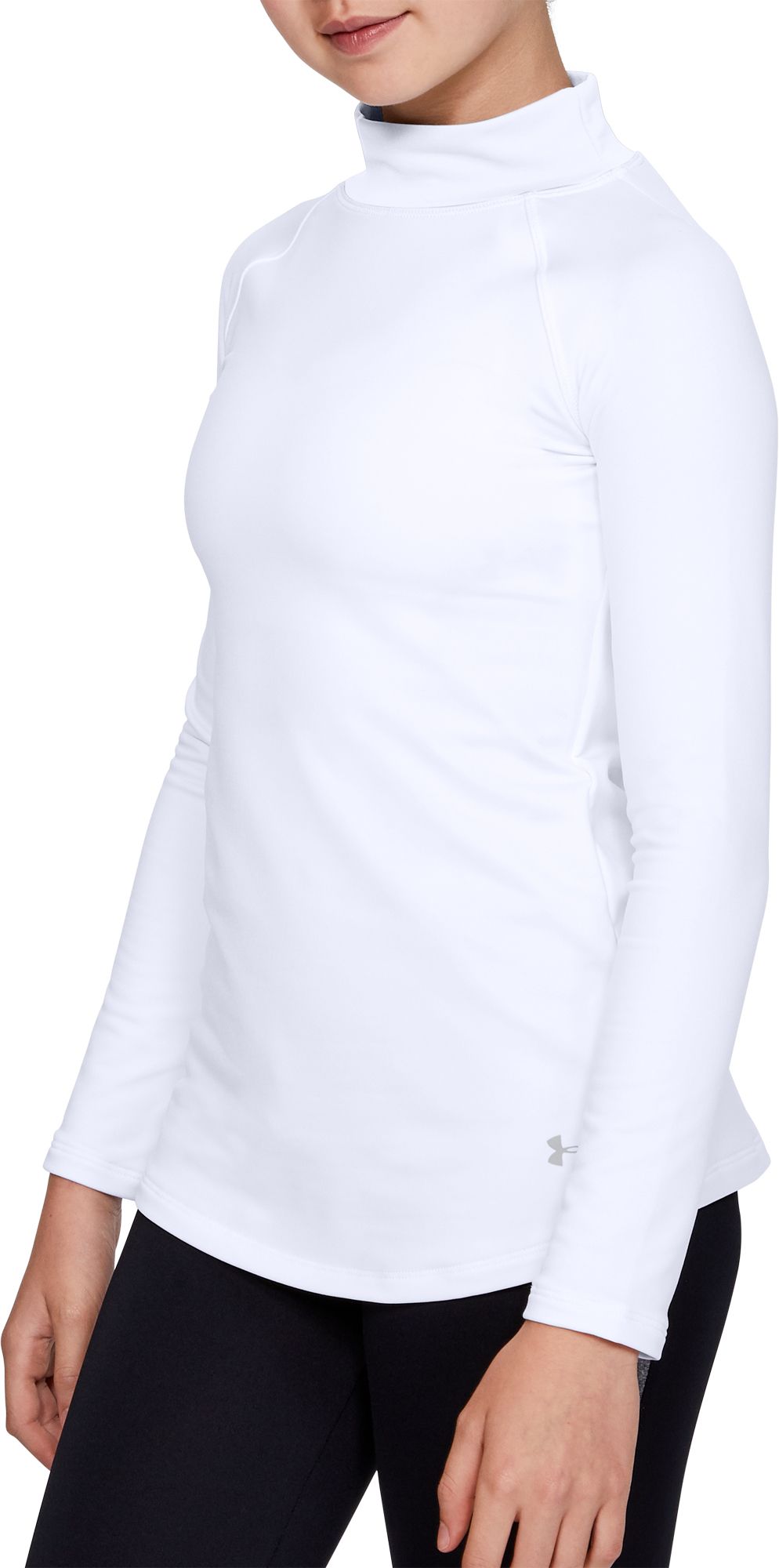 under armour women's fitted coldgear mockneck shirt