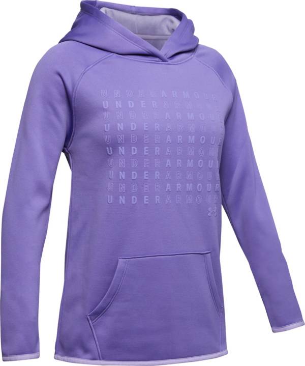 Under Armour Girl's Armour Fleece Branded Hoodie