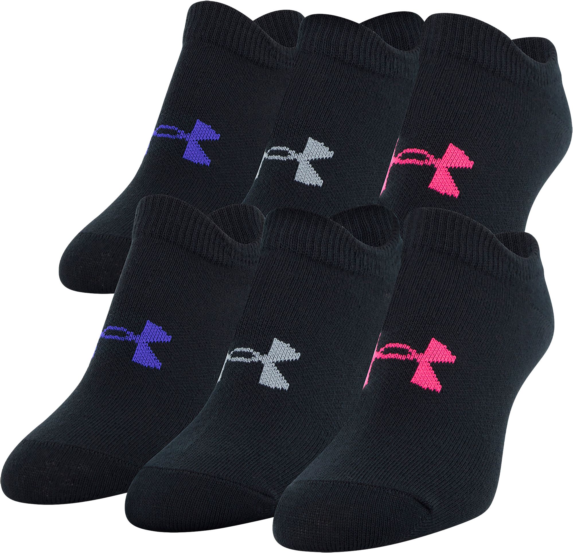 Under Armour Girl's Essential Socks - 6 